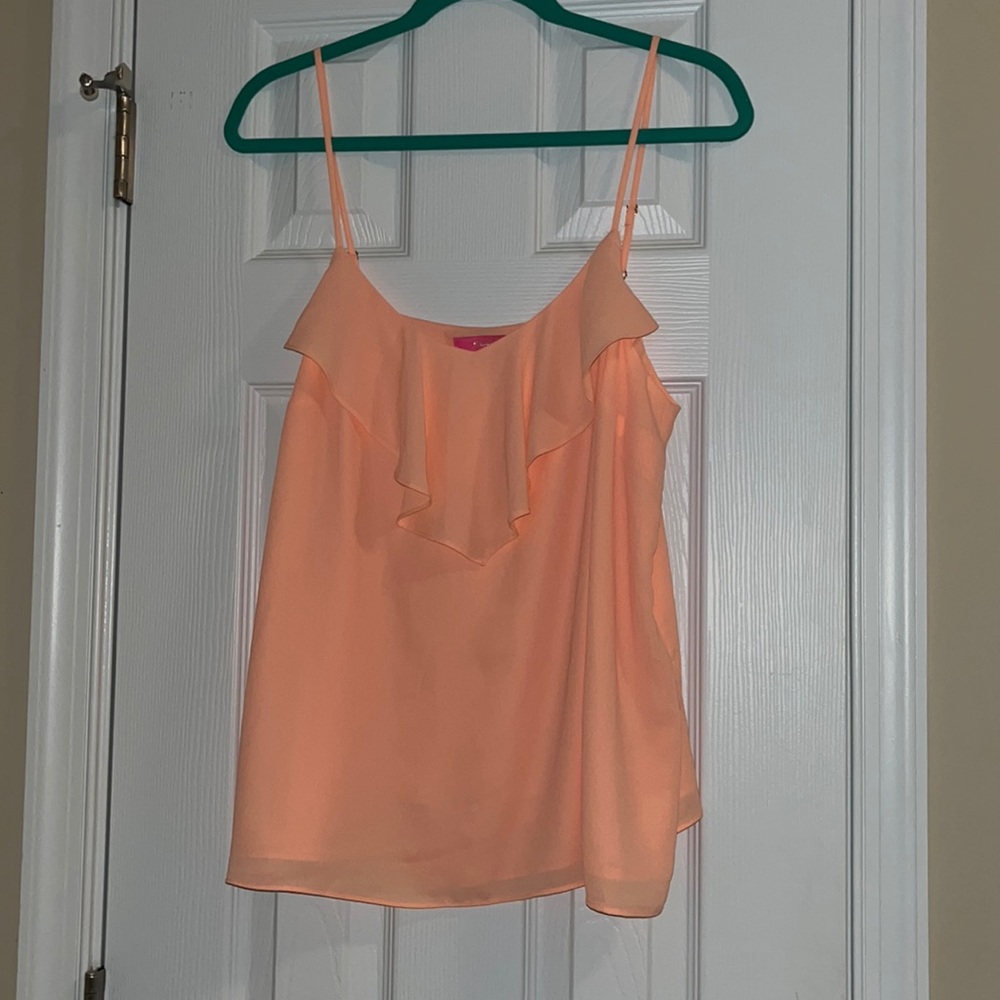 Lilly Pulitzer Spaghetti strap loose fitting shirt. Size L. Excellent condition.